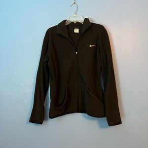 Black nike jacket.